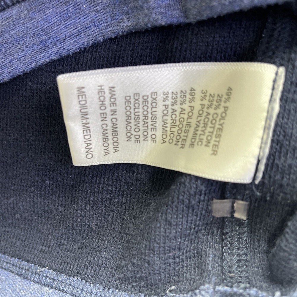Tommy Bahama Shirt Mens Medium Blue Long Sleeve Crew Neck Pullover Polyester - Picture 9 of 16